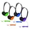 Hamiltonbuhl Personal On-Ear Stereo Headphone, Assorted Colors, 4PK HECHA2ASSTSET - alternate 1